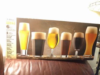 6 Libby Craft Brew Glasses