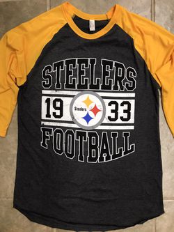 Steelers baseball style tees