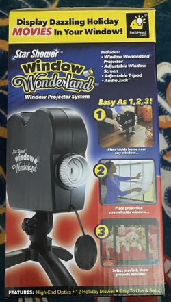 NEW! Star Shower Window Wonderland Projector