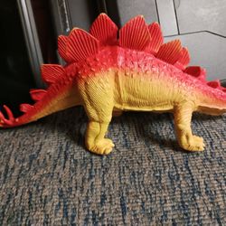 Vintage 1985 Imperial Stegosauras Dinosaur Toy Figure 10 In