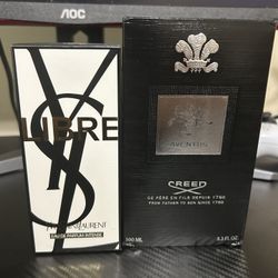 Creed Aventus 1760 100 ml And Ysl Eau De Parfum