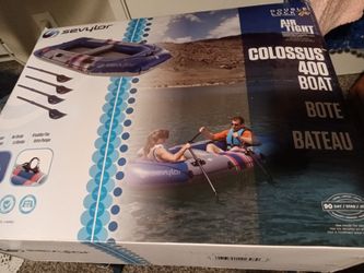 NEW~ 4 MAN BOAT W/4 Oars