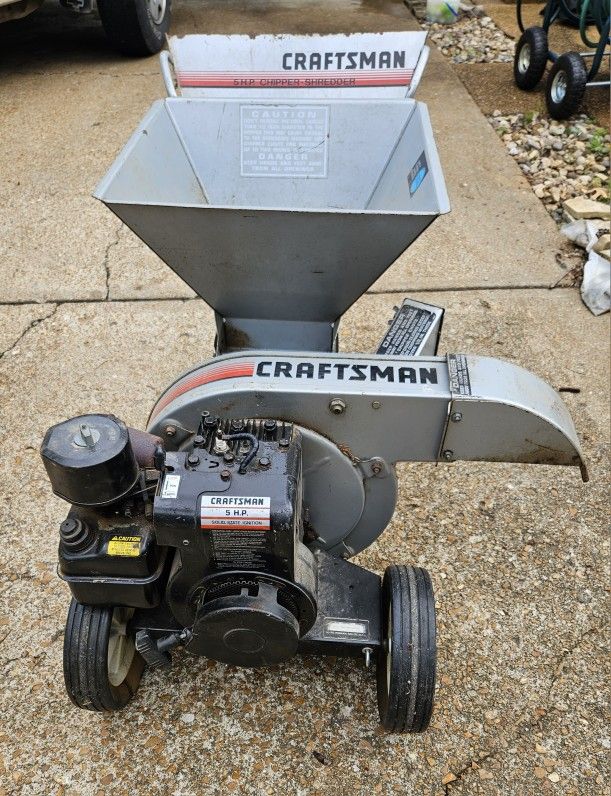 Craftsman 5hp Chipper-shredder Model (contact info removed)90