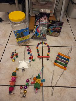Parakeet cage toys (negotiable)