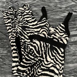Zebra Print Dress