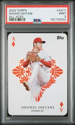 Shohei Ohtani All Aces 2023 PSA 9 Fresh Grade