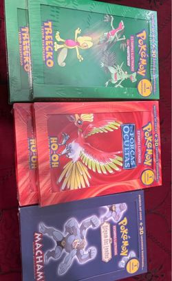 Pokemon sealed deck boxes
