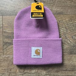 Purple Carhartt Beanie Brand New Mens and Womens