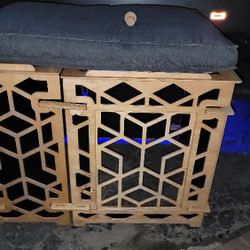 Designer Wood Dog Crate