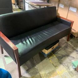 Leather Sofa Vouch 6' Long .... Selling Cheap 
