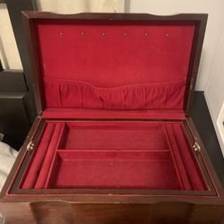 Large wooden jewelry box