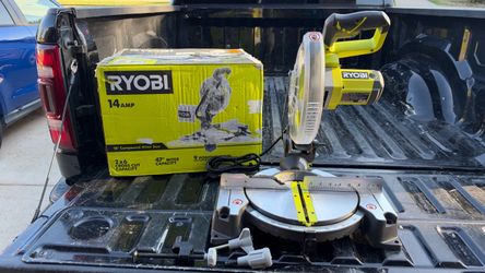 Ryobi 10 Inch Compound Miter Saw with LED