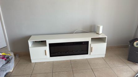 Fireplace TV stand