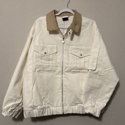 Nike Air Jordan Renegade Women’s Canvas Jacket Sail Women Size L Large New