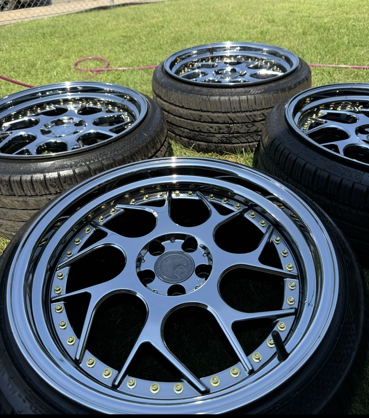 Set Of 4 Aodhan Wheels With Tires