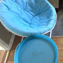 Chair SAUCER With Coffee Table Folded Sets 