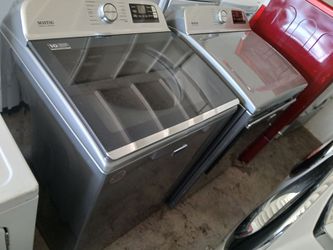 MAYTAG JUMBO EXTRA POWER TOP LOAD WASHER AND GAS DRYER
