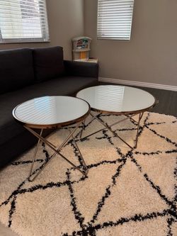 Luxury Round circle coffee table