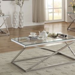 New Coffee Table And 2 Side Tables Clearance Price