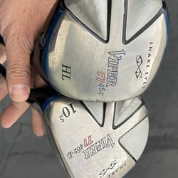 Snake eye viper, golf clubs both $20
