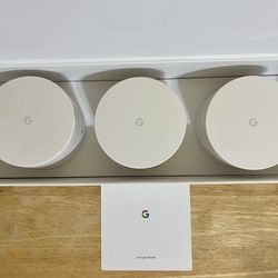 Google WiFi mesh network router 3 pack 