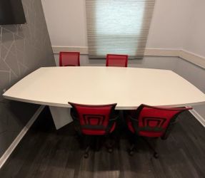 Collaborative Conference Table + 6 Chairs