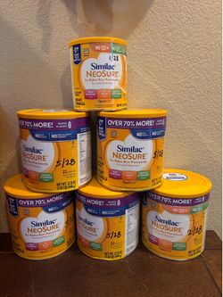 Similac Neosure $200 for all 6 cans