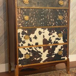Vintage Wood Dresser