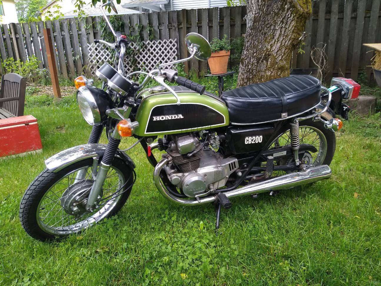 1974 honda 2024 cb 200
