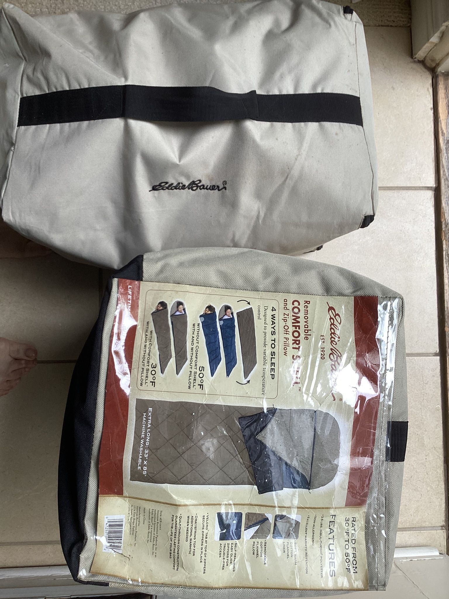 Eddie Bauer Xtra Long Sleeping Bag