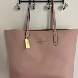 Pink Coach Tote 