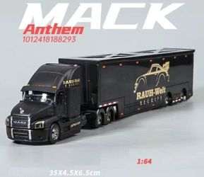 Maisto Black Mack Anthem RWB Delivery Truck Model Diecast Metal Car