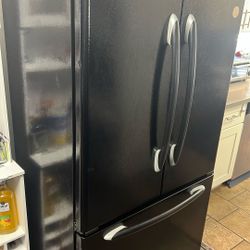 Refrigerator MAYTAG black 3 Doors 