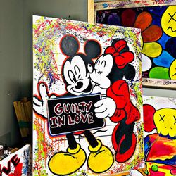Mickey Mouse Painting 32x42 