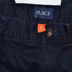 Navy Blue Boys Dress Pants