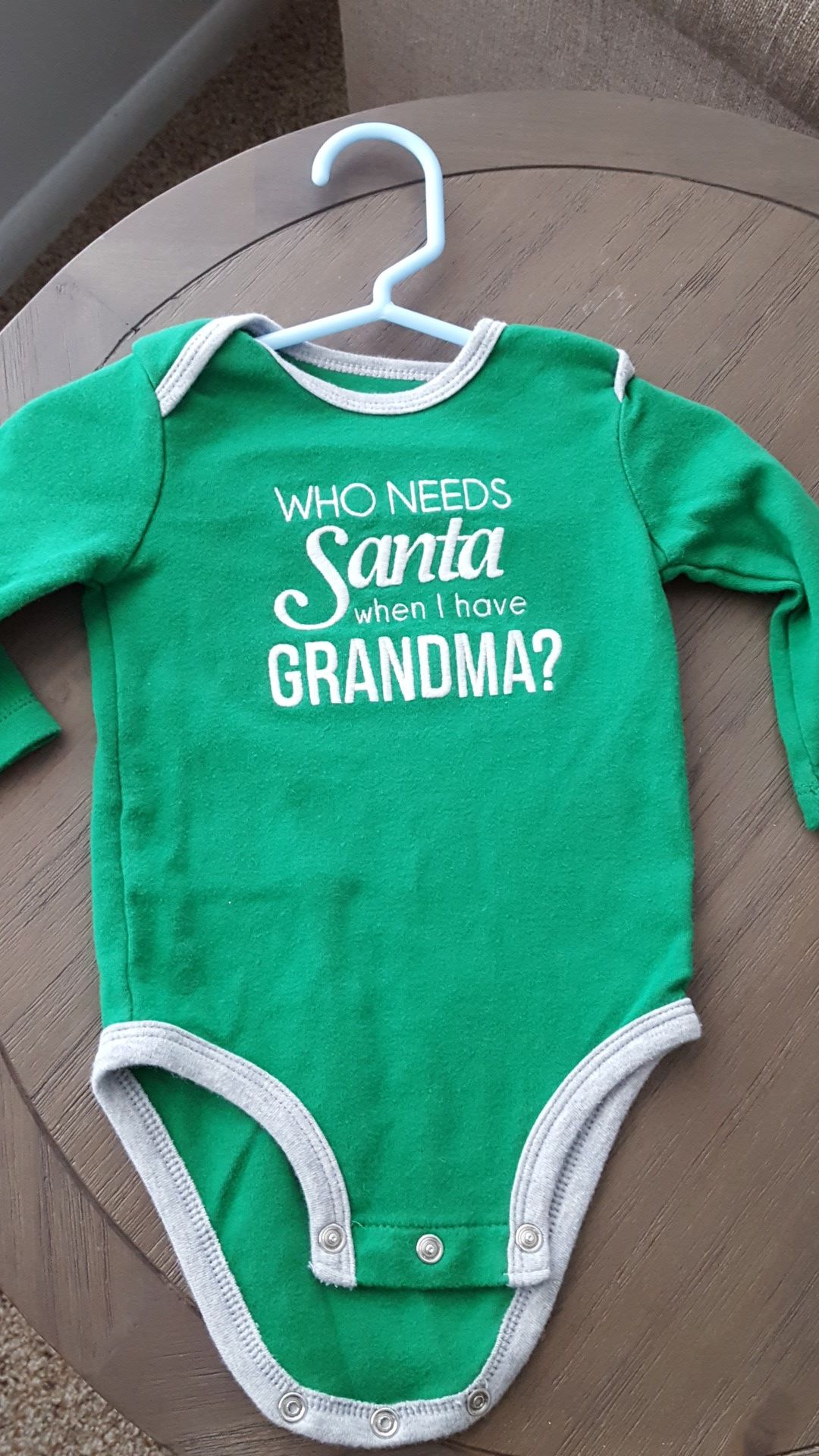 Holiday baby onesie