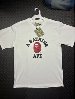 Bape red tee shirt - size small