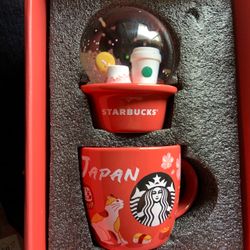 Starbucks Collectible Japan Exclusive Mug & Snow Globe