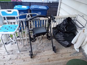 Stuff for elderly and shoes new n semi new tennis boots  y sandals All for 100 OBO