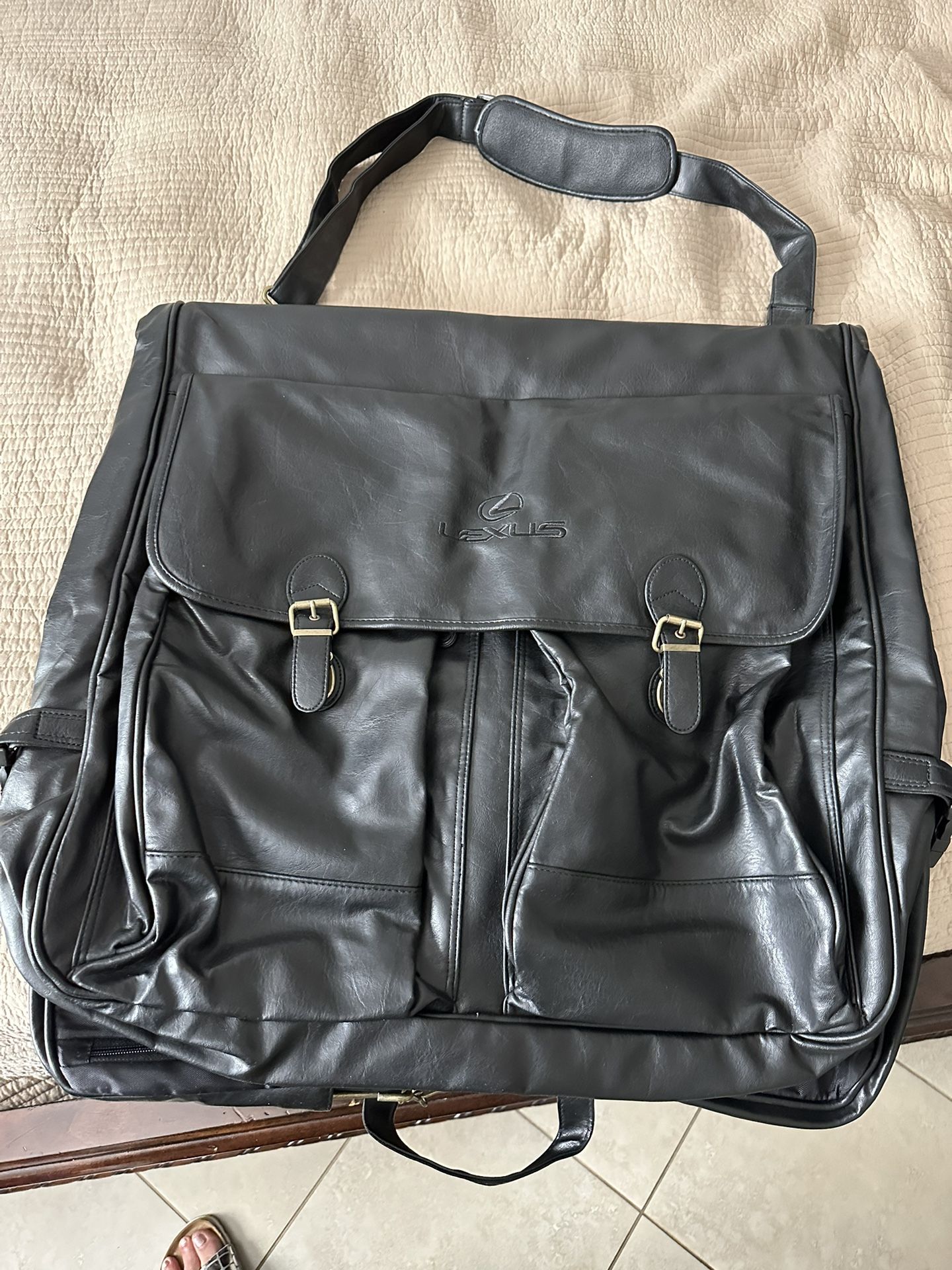 Leather Suit Dress Luggage 