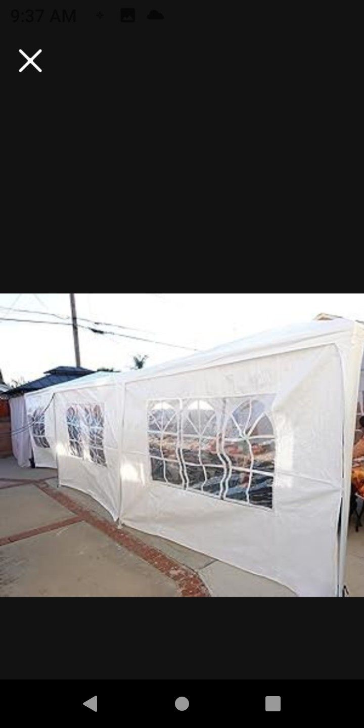 Big Large Family Size Hi. Enclosed Shelter Event Party Big 10x20 Tent New π 150 each only 2 more left New. Strong. Stabilized. With removable sidewa