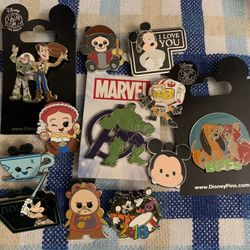 Disney miscellaneous trading Pin Bundle