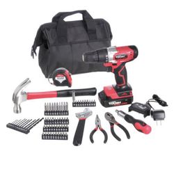 10 drill bits. A storage bag is also included so that you can easily and neatly put it away when you're not using it, as well as take it with you wher