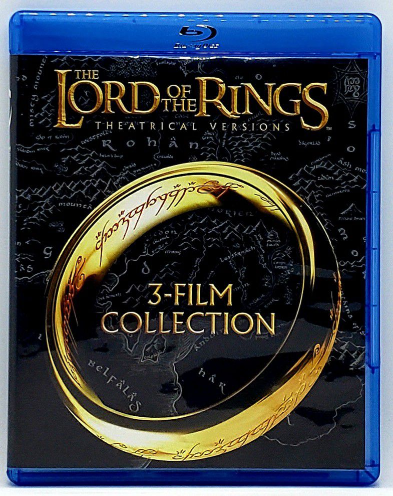 The Lord of the Rings 3-Film Collection Blu ray Disc Set - NEVER Viewed MINT