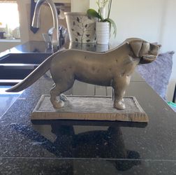Antique Cast Iron Dog Nutcracker 
