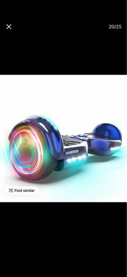 Hover Star Hoverboard with LED Lights and Bluetooth Speaker, Self Balancing Scooter with 6.5" Flashing Wheels.