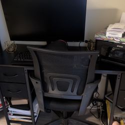 Desk, Monitor with Chair