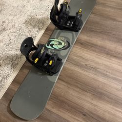 Snowboard Ride 139 Snow Board 555 Triple Nickel Bindings