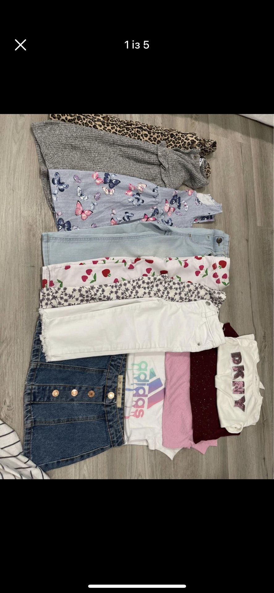 a package of clothes Kids Girls 3-4 years