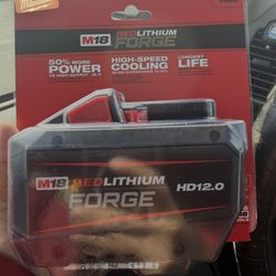 Milwaukee Red Lithium Forge hD12.0